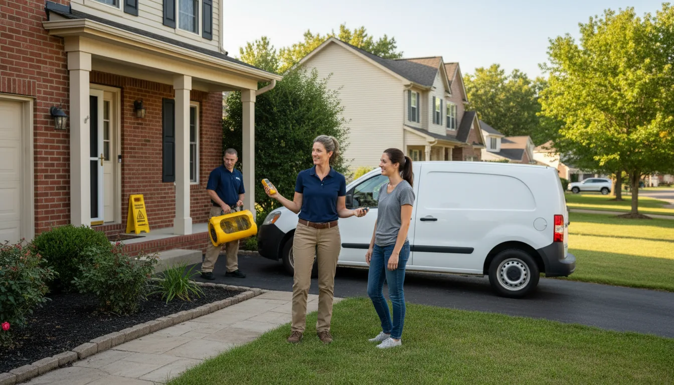 Water restoration image for Home Water Damage Repair in Wharton, OH